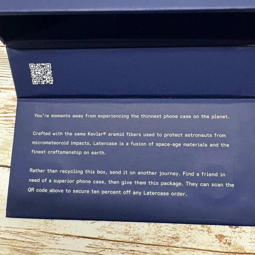 Latercase for Samsung Galaxy Z Fold 5 Willy‎ Blue Impossibly Thin New open Box